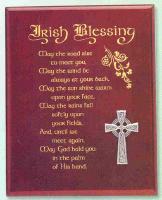 IRISH BLESSING PLAQUE